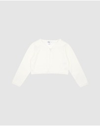 Bebe by Minihaha - Scalloped Edge Knitted Cardigan - Kids