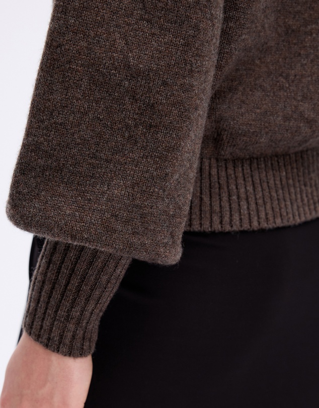 Minima Esenciales - Rian Wool Cashmere Funnel Neck Jumper