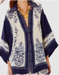 Farm Rio - Coast Scarf Off-White Shirt