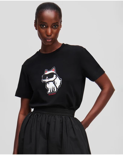 Karl Lagerfeld - Ikon Choupette T-Shirt