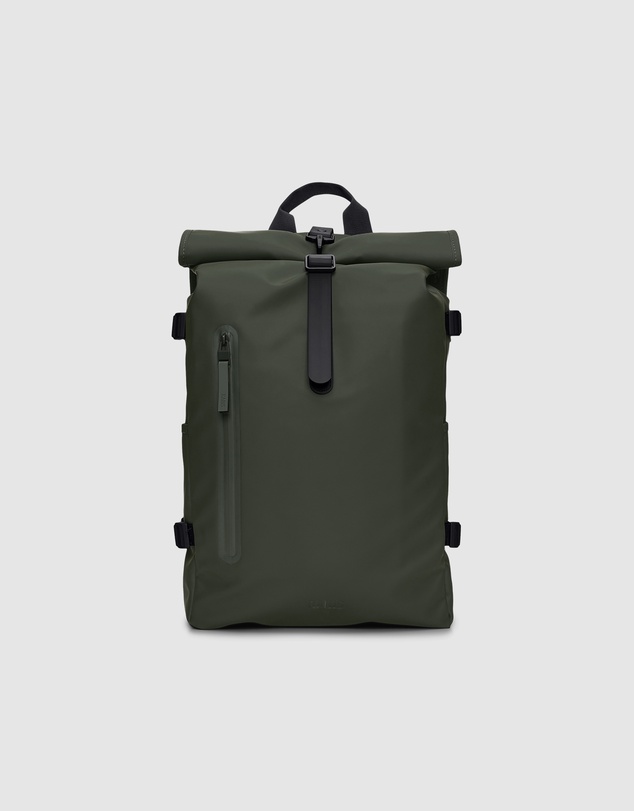 RAINS - Rolltop Rucksack Large Green