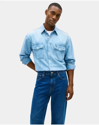 Tommy Hilfiger - Relaxed Fit Faded Denim Shirt