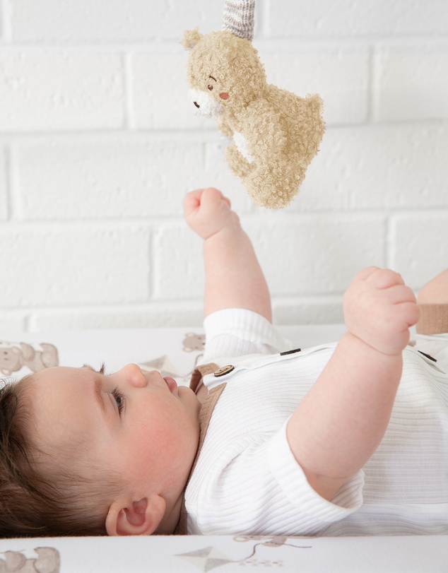 Living Textiles - 2 Pack Stroller Toys - Cuddly Bear