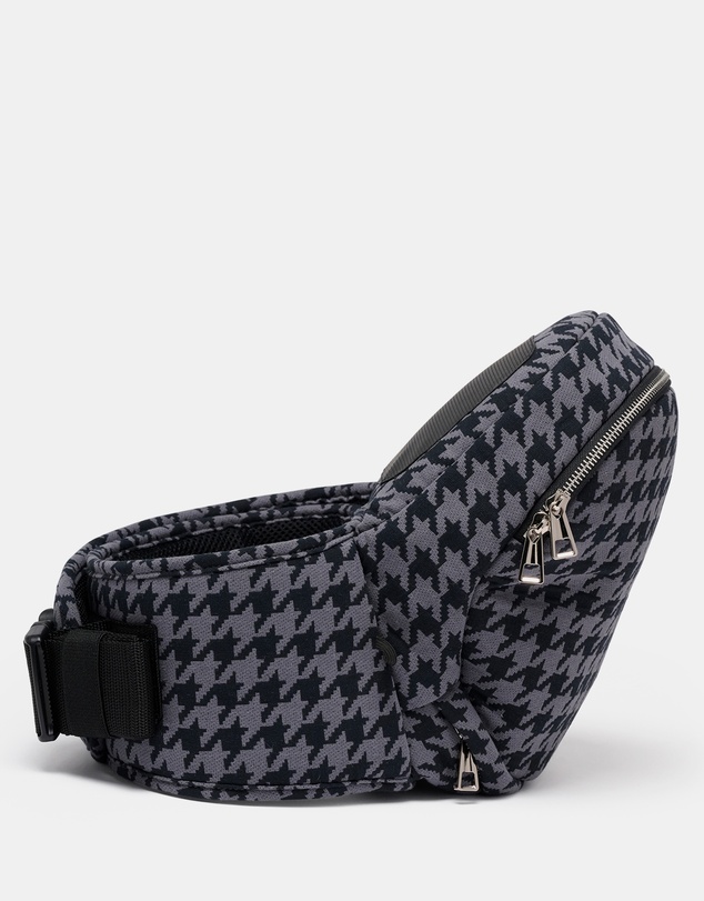 portier - The Brio Belt Toddler Carrier - Onyx Houndstooth