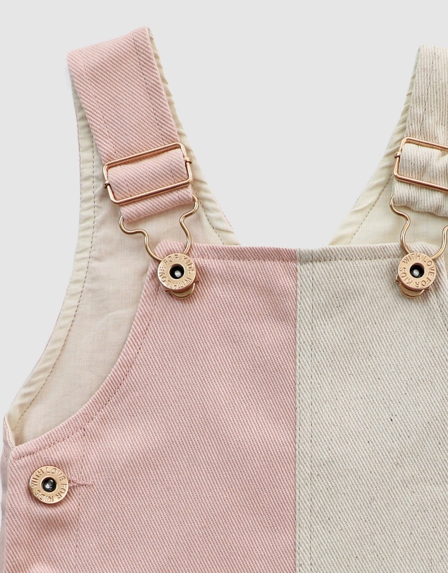WITH LOVE FOR KIDS - Everett Short Denim Overalls - Babies - Kids
