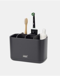 Joseph Joseph - EasyStore™ Large Toothbrush Caddy with Matt Black Finish
