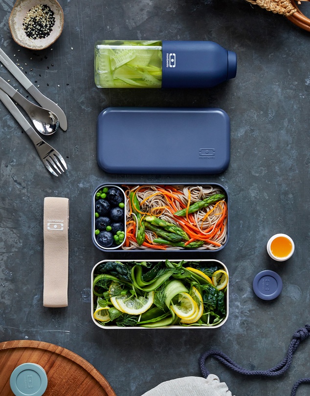 Monbento - Monbento MB Original Bento Box - Blue Natural