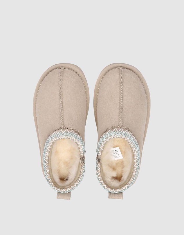 EVERAU - Australian Shepherd Ugg Tay Kids Cow Suede Upper House Shoes