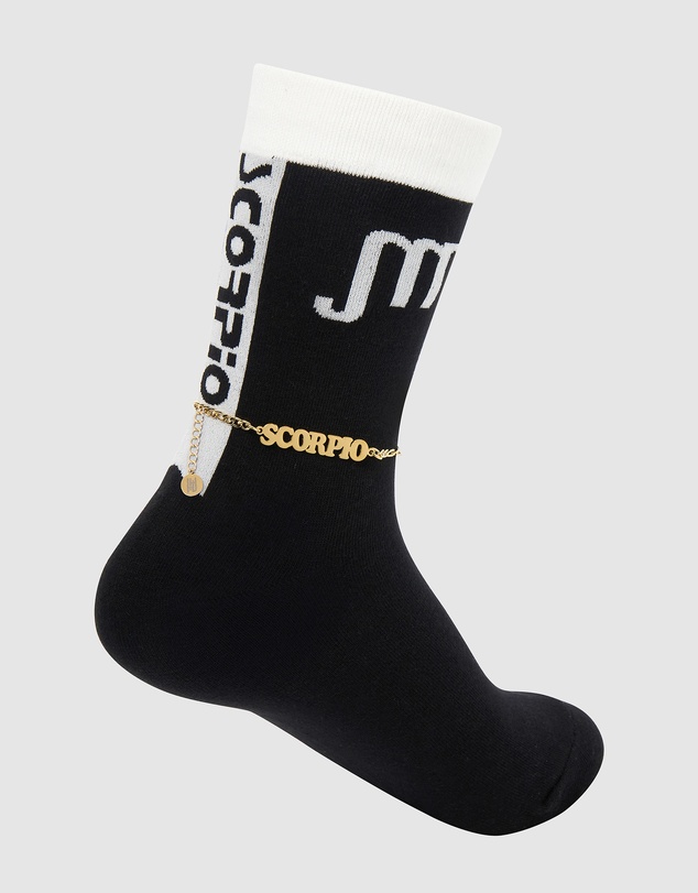 High Heel Jungle - Horoscope Gold Anklet and Sock Set - Scorpio