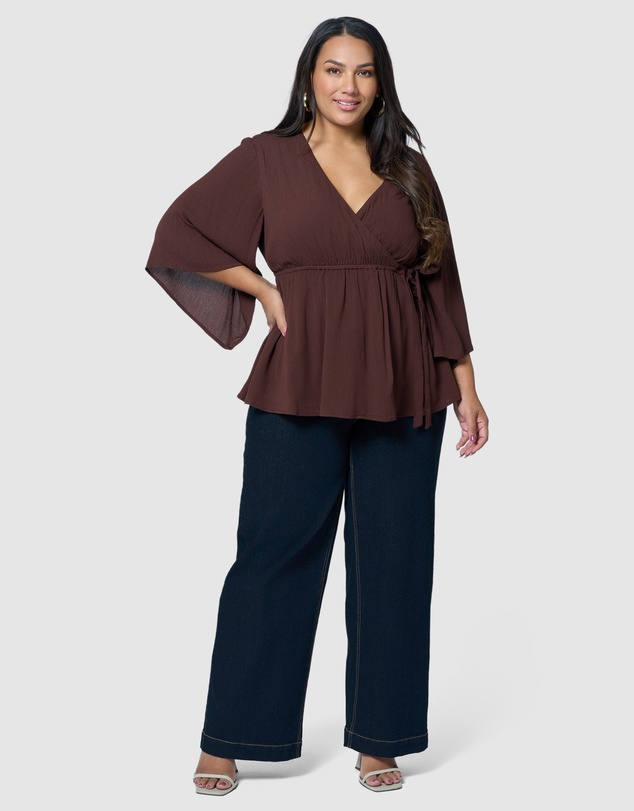 Something 4 Olivia - Salma Wrap Blouse