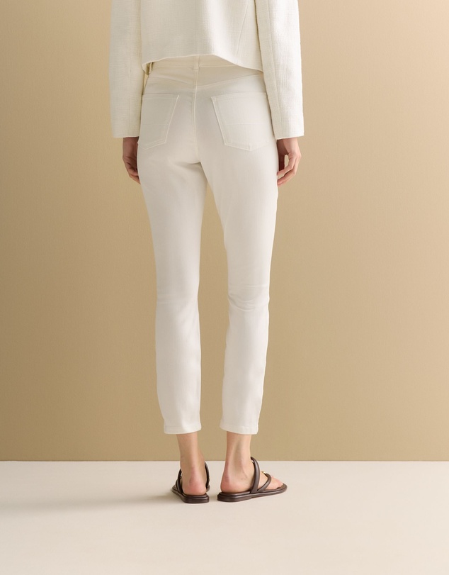 Trenery - Cropped Slim Jean in White