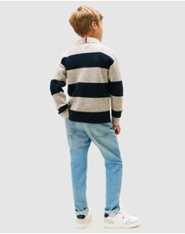 Tommy Hilfiger - Wool Blend Rugby Sweater - Teens