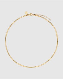 Najo - Quadrille Yellow Gold Necklace (45cm+ext)
