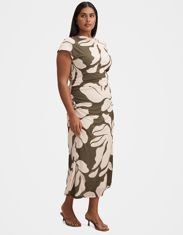 Forever New Curve - Allegra Curve Mesh Midi Dress