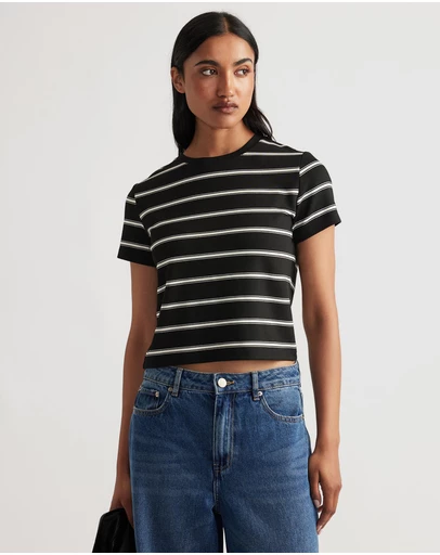 Decjuba - Dillon Stripe Mini Tee