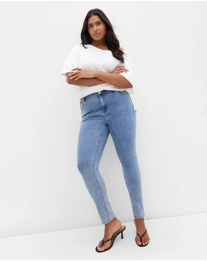 City Chic - Asha Fit Ultra Skinny Leg Short Jean