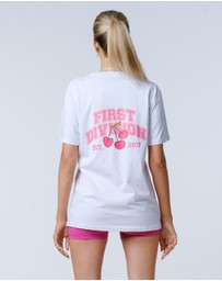 First Division - Cherry Varsity Tee