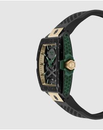 Philipp Plein - The $Keleton 2.0 - 44mm Black Dial and Silicone Strap