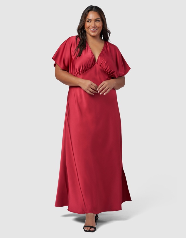 Pink Dusk by Curve Project - Want It All Maxi Dress