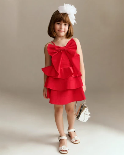 Bardot Junior - Tulip Bow Dress - Kids-Teens