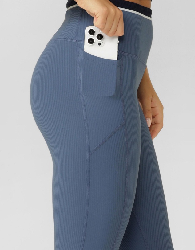 Lorna Jane - Baseline Rib Ankle Biter Leggings