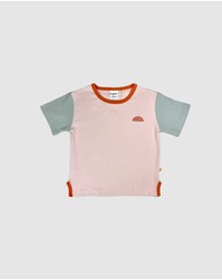 Banabae - Rad Kid Organic Cotton Rib Twinset - Hibiscus
