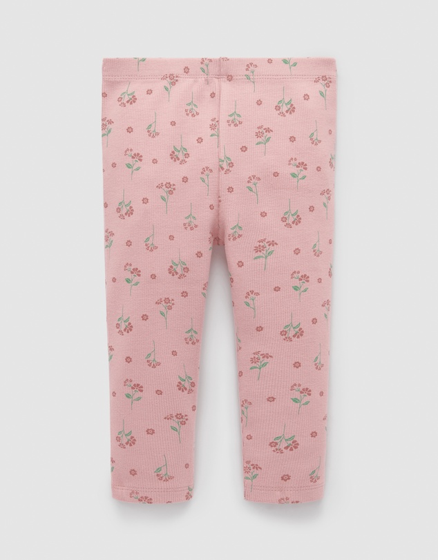 Purebaby - Thick Rib Leggings -Kids-Babies