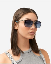 Hawkers Co - HAWKERS Track Flex - Gun Metal Blue Denim Sunglasses for Men