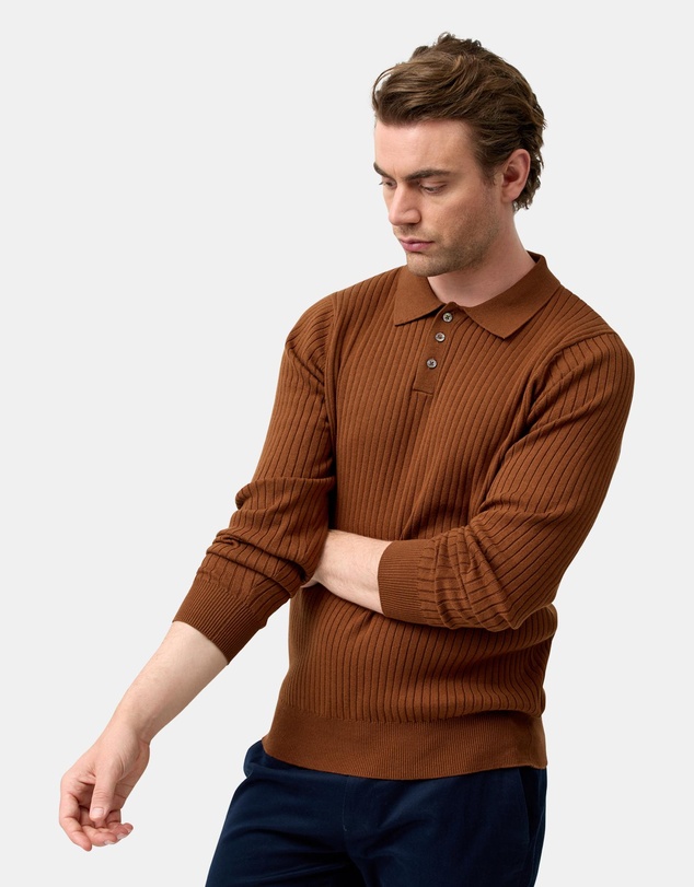 Brooksfield - Polo Pulllover