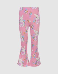 Rock Your Kid - Hunny Bunny Bonnie Flare Legging in Peach