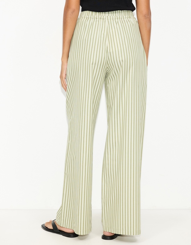 Dazie - Nina Stripe Double Waist Band Pants