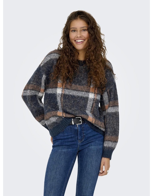 ONLY - Marion Check Knit Jumper
