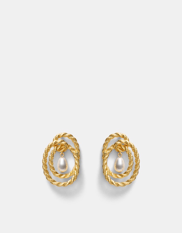 MIMCO - Twine Pearl Stud Earrings