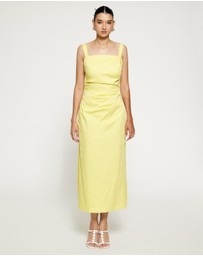 Lover - Grace Ruched Midi Dress