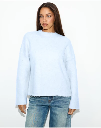 Dazie - Talia Fluffy Knit Jumper