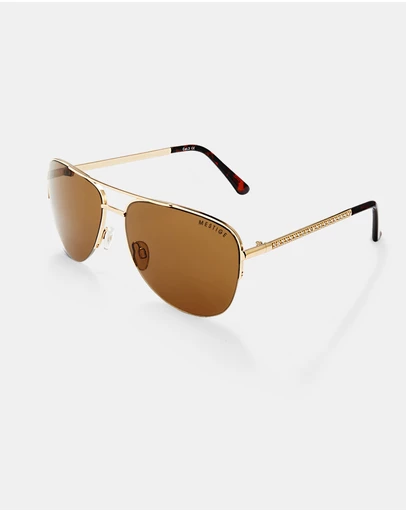 Mestige - Wanderlust Sunglasses embellished with crystals from Swarovski® - Gold