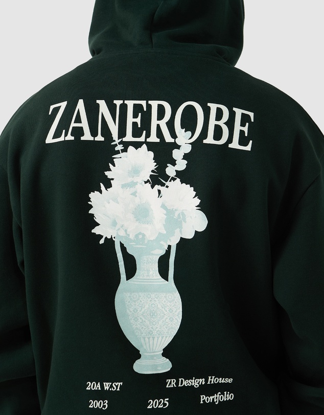 Zanerobe - Ceramic Box Zip Hood Forest