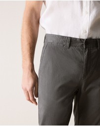Trenery - Slim Chino Pant in Smoke