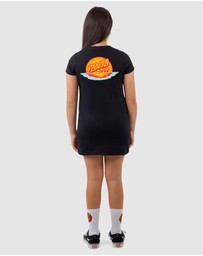 Santa Cruz - Sunrise Dot Tee Dress - Teens
