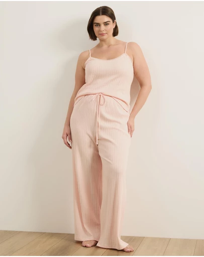 Atmos&Here Curvy - Melody Pointelle Cami Pants Pyjama Set