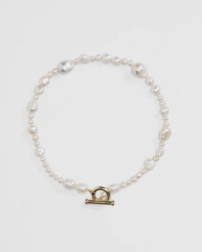 Country Road - Lila Freshwater Pearl Necklace