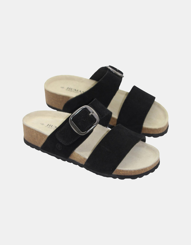 Human - Women's Palms Slide Sandals Black