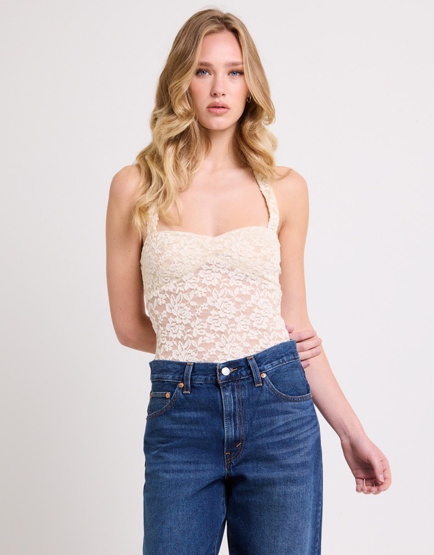Alice In The Eve - Kye Lace Halter Top