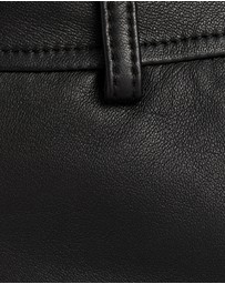 Trenery - Leather Wide Leg Pant