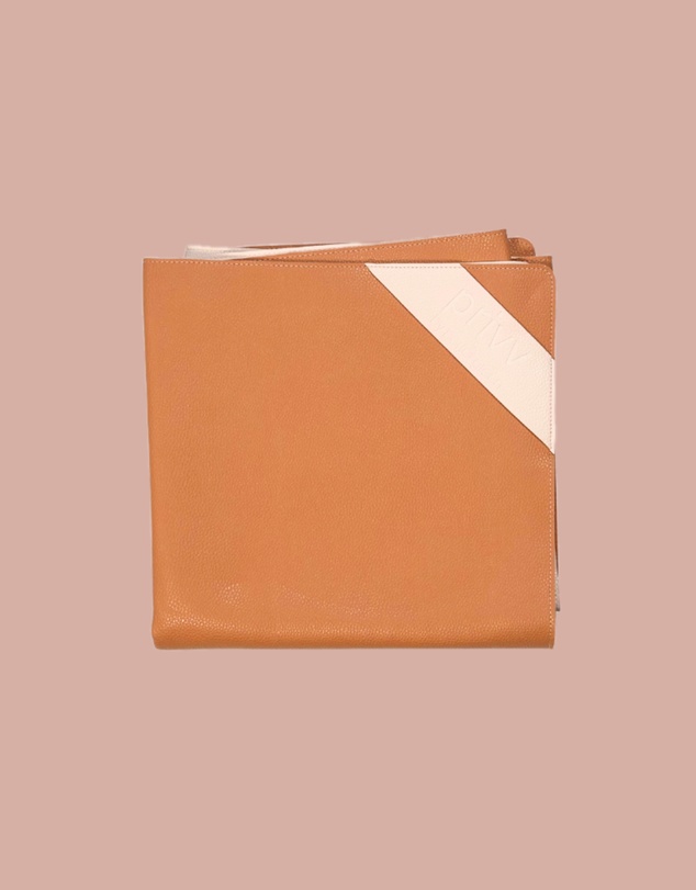 porter green - privv | vegan leather waterproof picnic rug