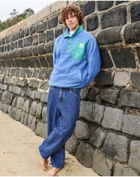 Skwosh - Skwosh Polar Snap Fleece in Blue