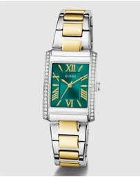 GUESS - Guess Ladies 2-Tone Silver Tone 27mm Analogue Watch