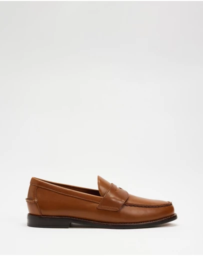Polo Ralph Lauren - Jett Lug-Sole Leather Penny Loafer- Iconic Exclusive - Men's