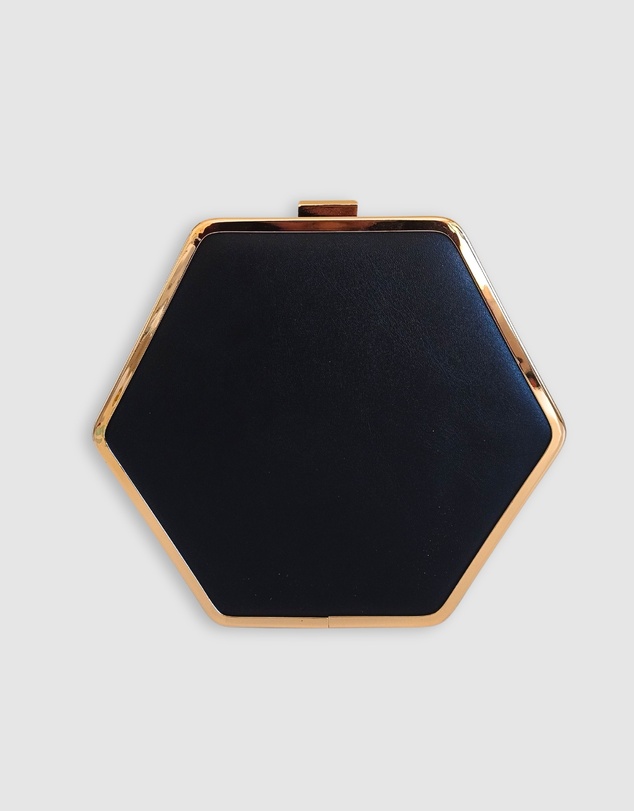 Izoa - Claire Clutch Black