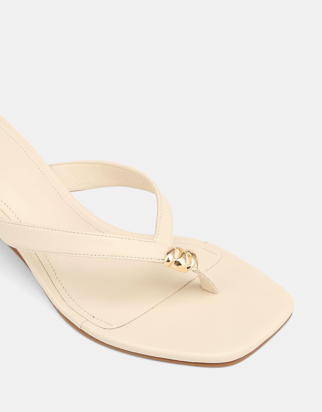 Wittner - Miley Wedges Off White Leather